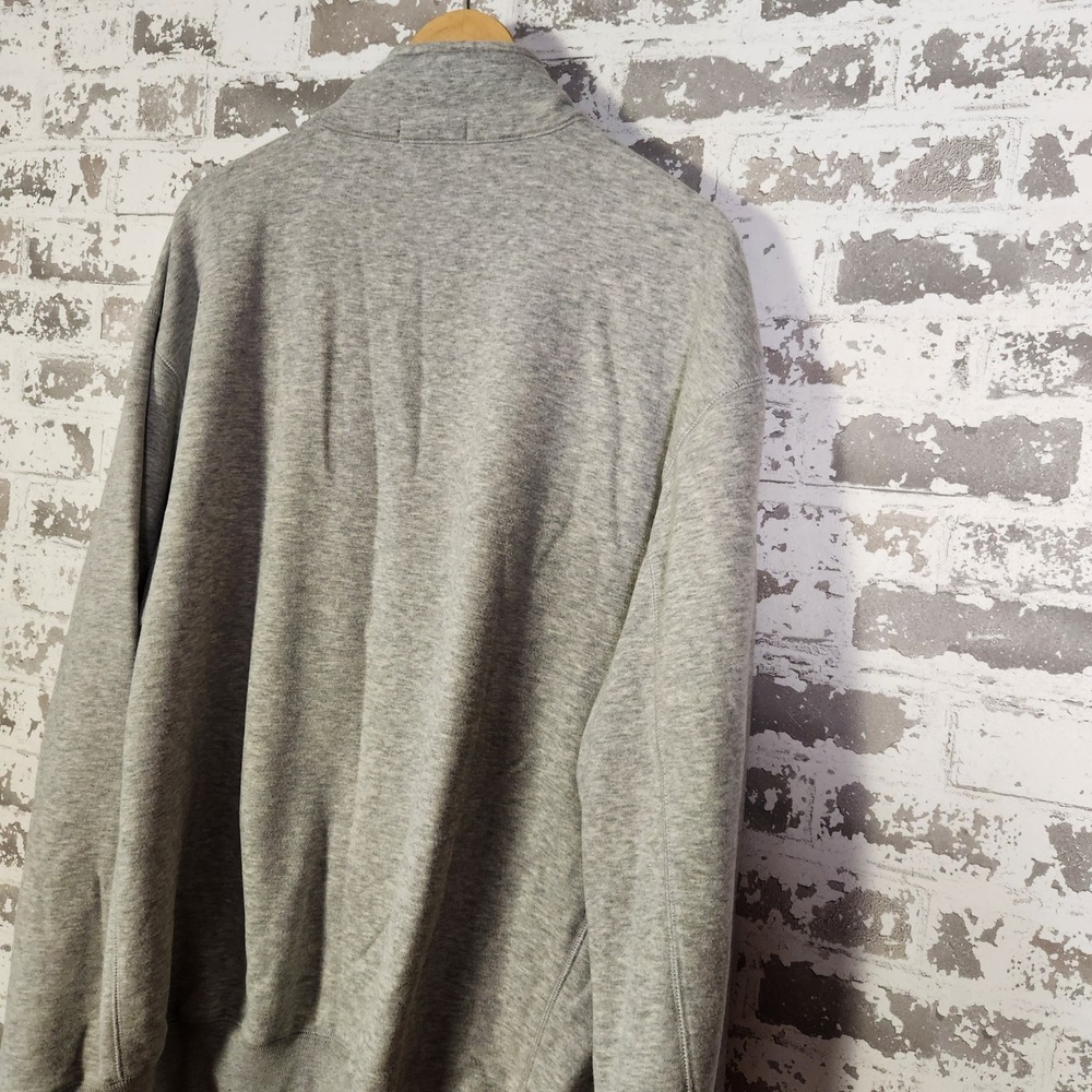 Nautica Mens Grey 1/4 Zip Sweatshirt Pullover Spell Out Logo NS 83 Size XXL - Picture 12 of 16